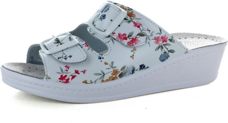Omgoods Dames Sandalen met Anatomische Inlegzool en Ademend Leer