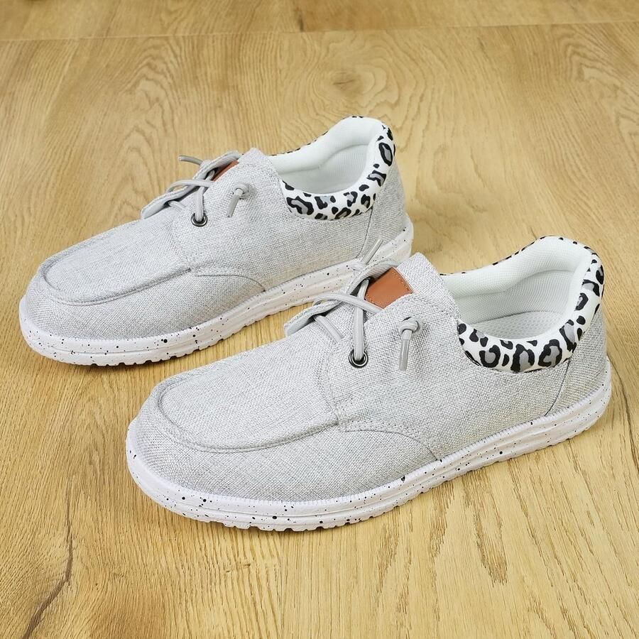Omgoods Dames Slip-On Schoenen Comfortabele Casual Wandelschoenen