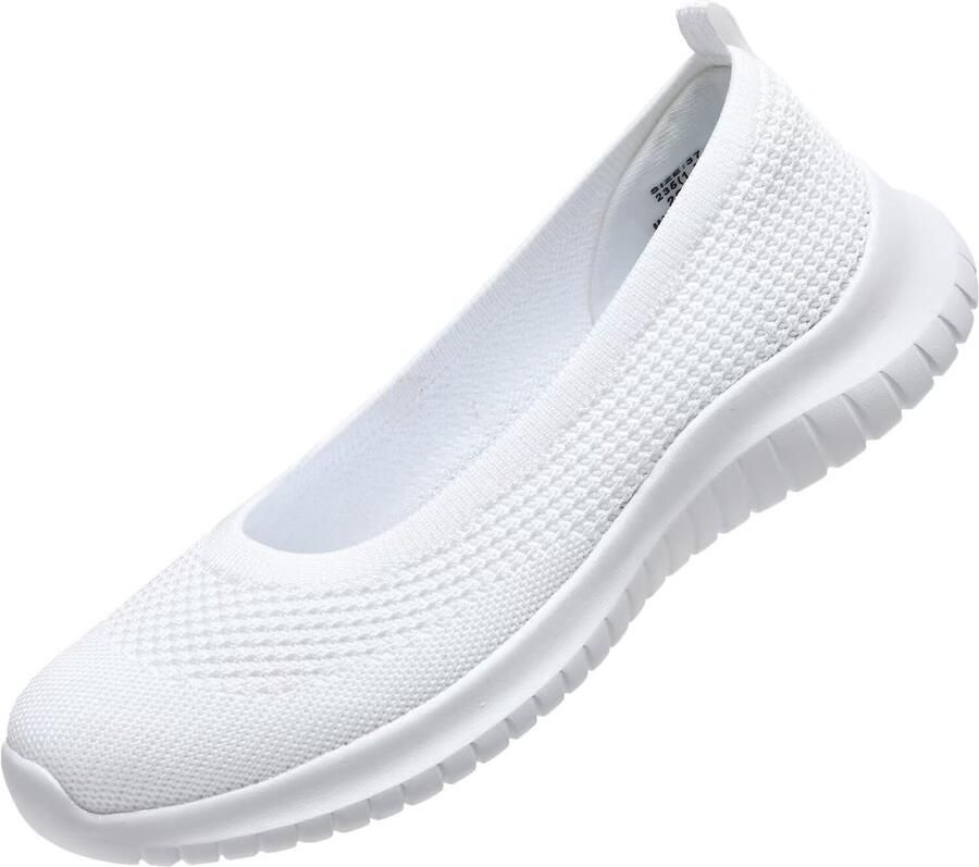Omgoods Dames Slip-On Sneakers van Ademend Mesh Lichtgewicht en Comfortabel