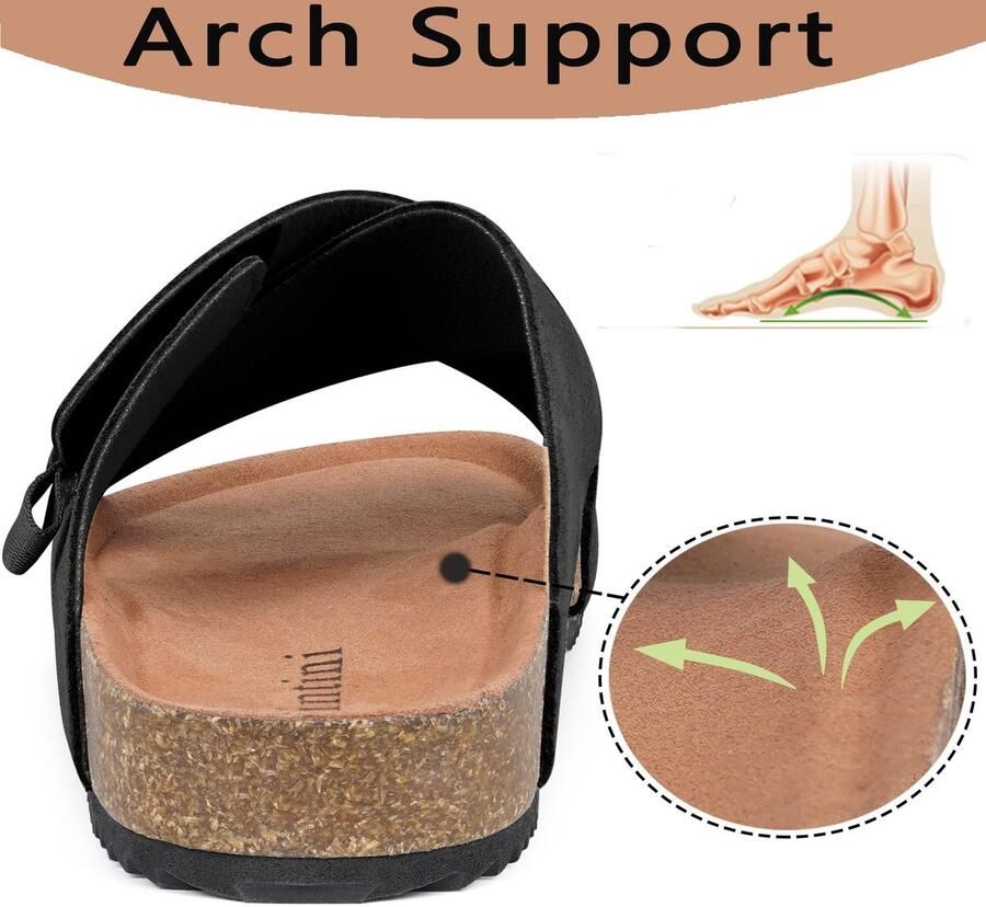 Omgoods Dames Slippers met Strik en Ondersteuning Antislip voor de Zomer