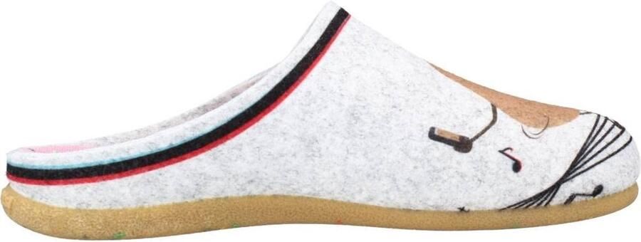 Omgoods Dames Slippers van Gerecycled PET-Vilt