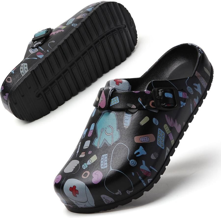 Omgoods Dames Tuinschoenen Clogs met EVA Voetbed