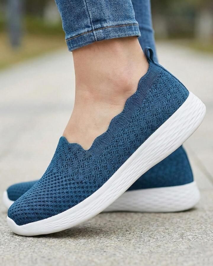 Omgoods Dames Wandelschoenen Lichtgewicht en Ademend