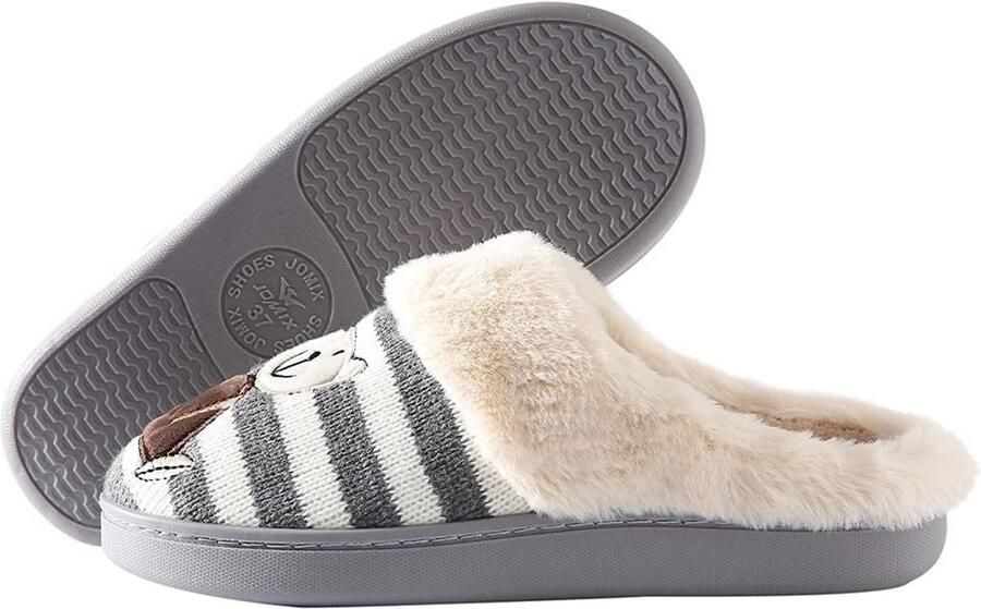 Omgoods Dames Winter Slippers met Pelzvoering