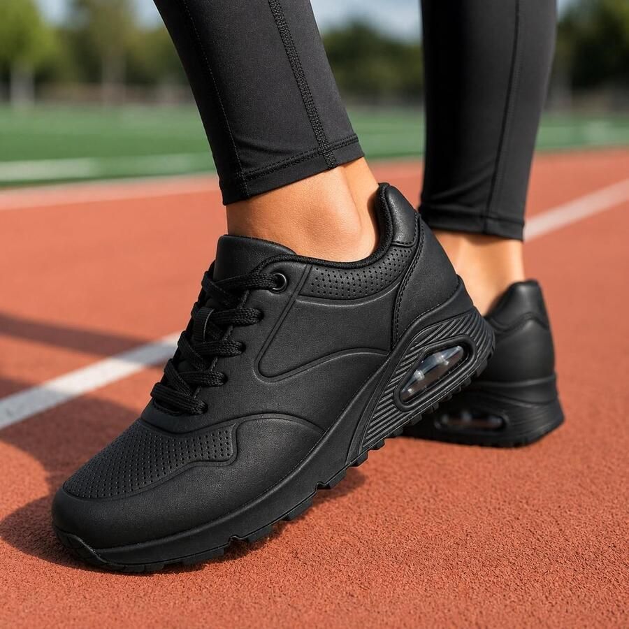 Omgoods Dempende Sneakers voor Dames met Ventilatie voor Wandelen en Fitness