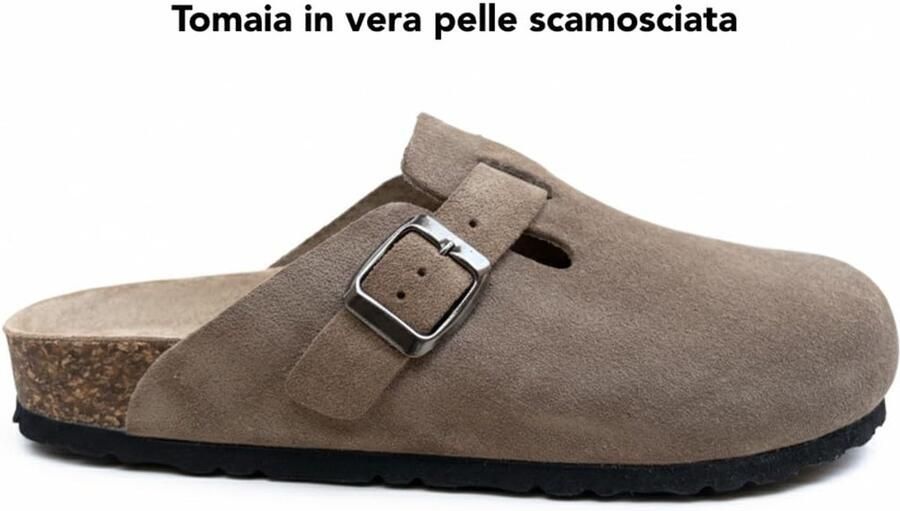 Omgoods Echte Leren Clogs voor en Comfortabel en Ade d