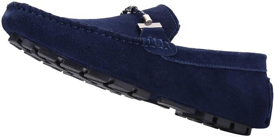 Omgoods Elegante Heren Loafers Comfortabele Suède Slippers met Gesp