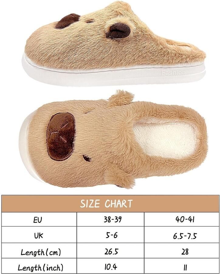 Omgoods Fluffy Pluche Slippers voor Binnen en Buiten