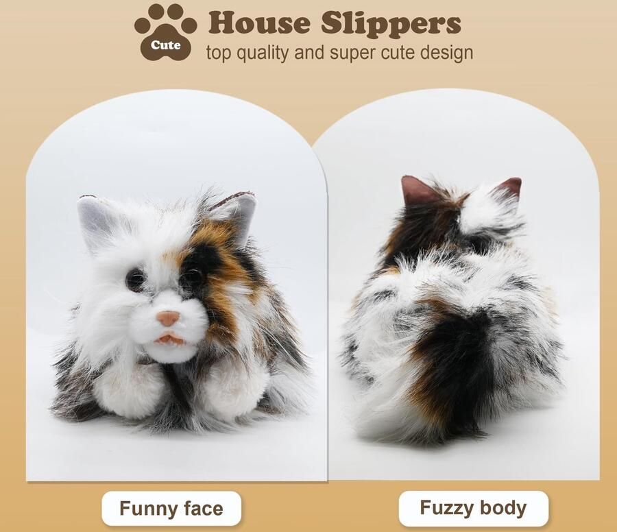 Omgoods Fuzzy Dieren Slippers voor Volwassenen Zacht en Warm