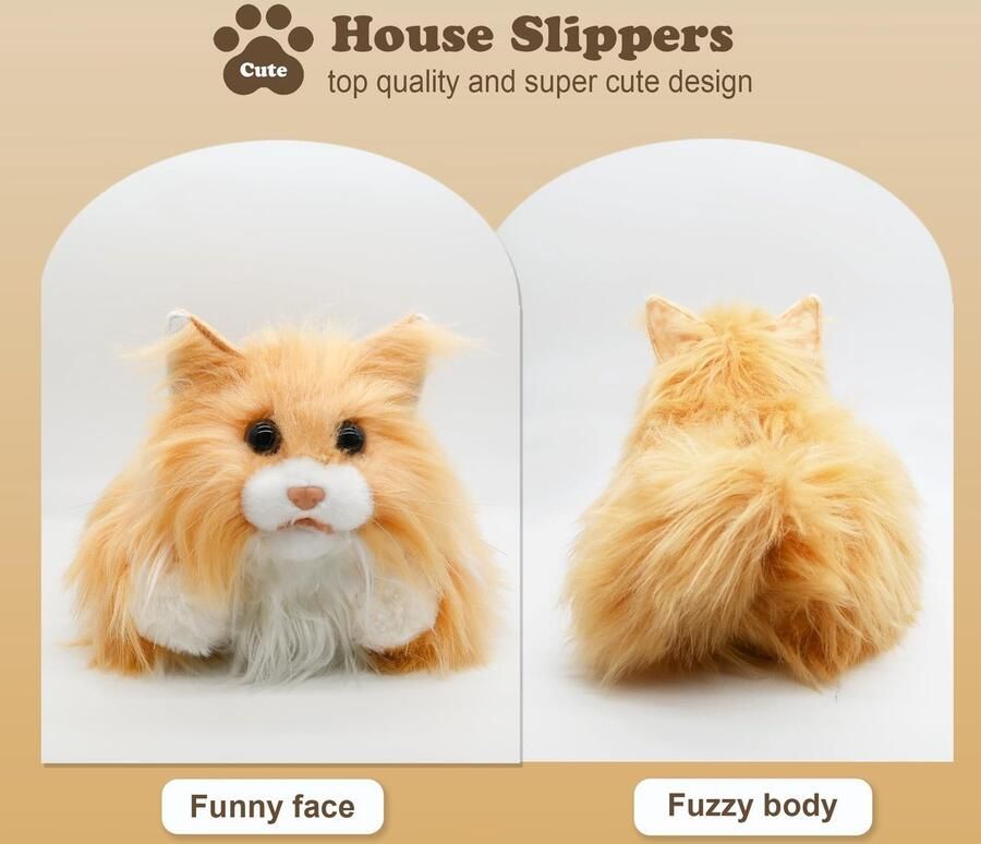 Omgoods Fuzzy Dieren Slippers voor Volwassenen Zacht en Warm