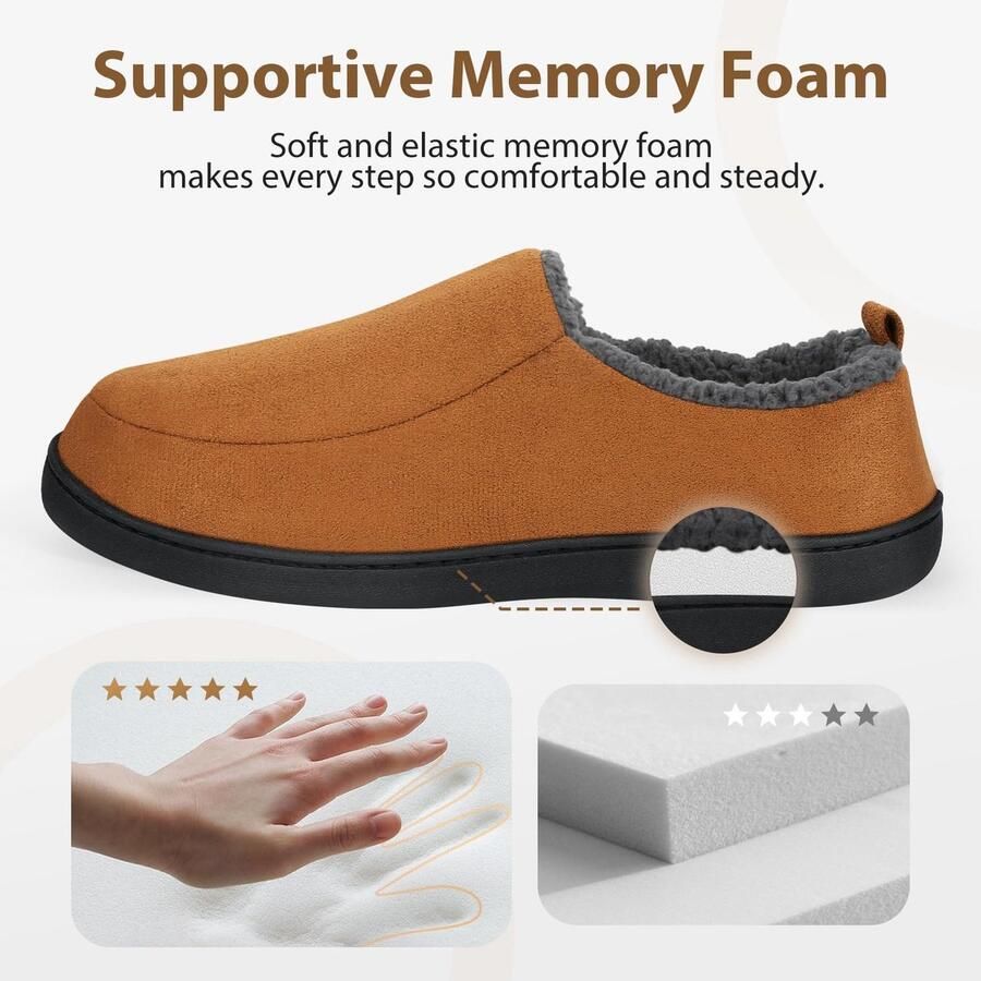 Omgoods Geheugenfoam Slippers voor Binnen en Buiten