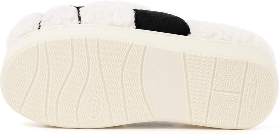 Omgoods Gevoerde Slippers met Memory Foam en Ballenpatroon voor Binnen