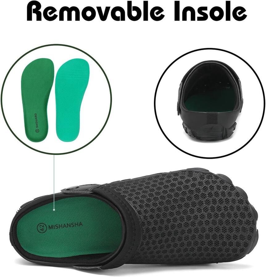 Omgoods Heren Clogs voor de Zomer Ademend en Comfortabel