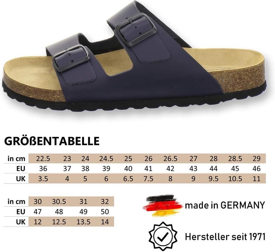 Omgoods Heren Leren Slippers voor Werk en Vrijetijd