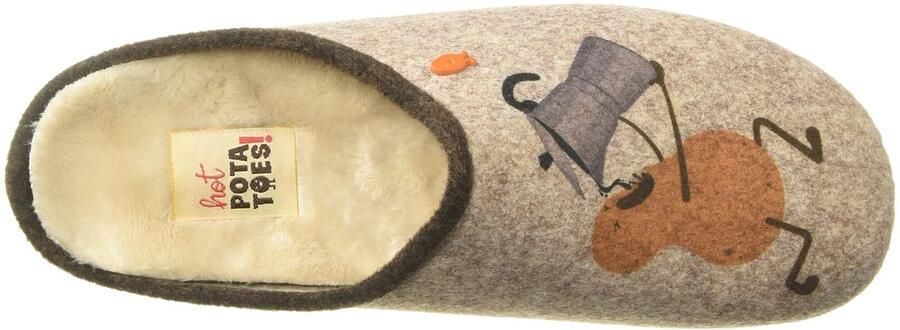 Omgoods Heren Slipper van Gerecycled PET met Zachte Polyester Rand