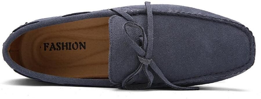 Omgoods Heren Suède Rijloafers Handgemaakte Slippers