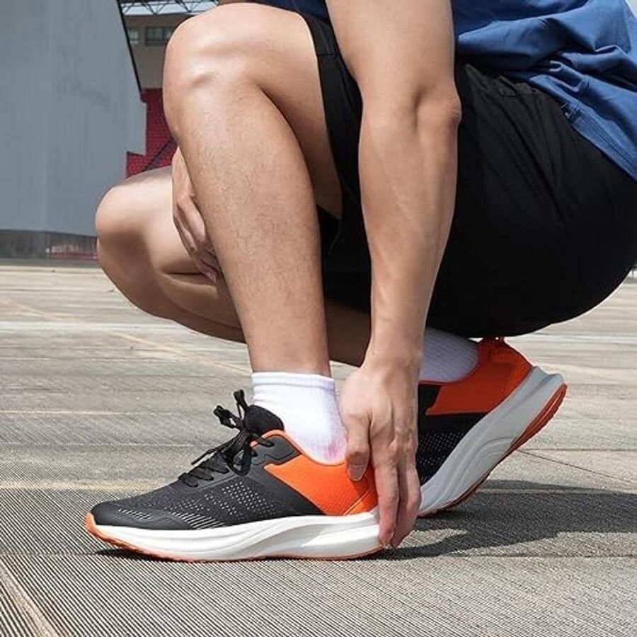 Omgoods Heren Wandelschoenen in Grote Maten Antislip en Lichtgewicht