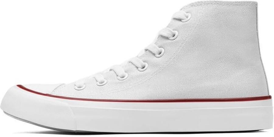 Omgoods Hoge Canvas Sneakers voor en