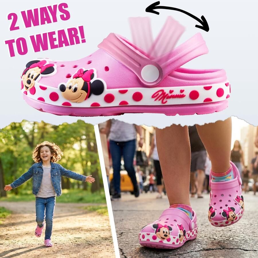 Omgoods Kinderen Clogs met Minnie Mouse Ontwerp voor de Zomer - Foto 1
