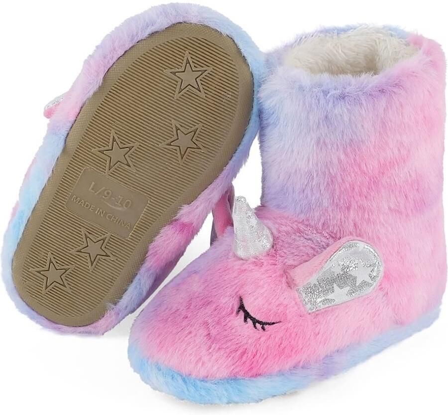 Omgoods Kinderen Winter Slippers met Dierenthema