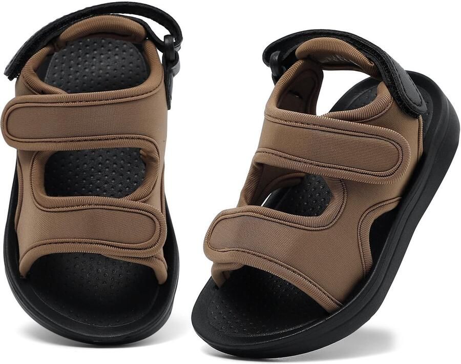 Omgoods Kindersandalen voor en Bruin