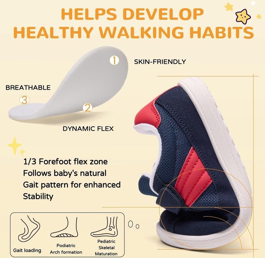 Omgoods Kinderschoenen met Barefoot Design en Brede Tenenruimte