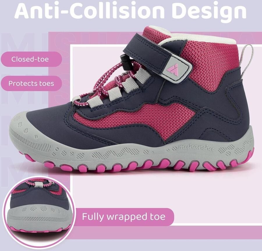 Omgoods Kinderschoenen voor Hiking met Antislip Zolen