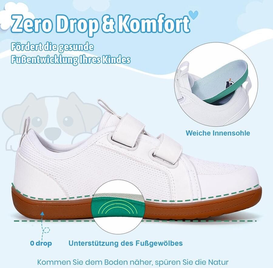 Omgoods Kinderschoenen voor Voetafdrukken Minimalistische Sneakers