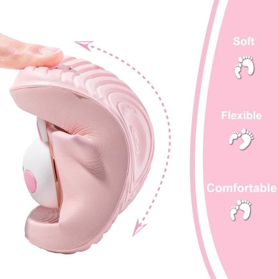 Omgoods Kinderslippers in Bunny Roze van EVA