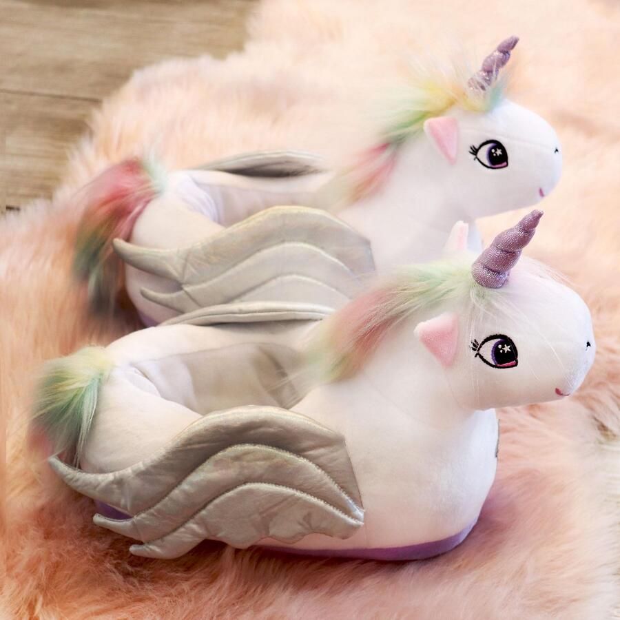 Omgoods Kinderslippers met Pegasus Ontwerp Wasbaar en Comfortabel