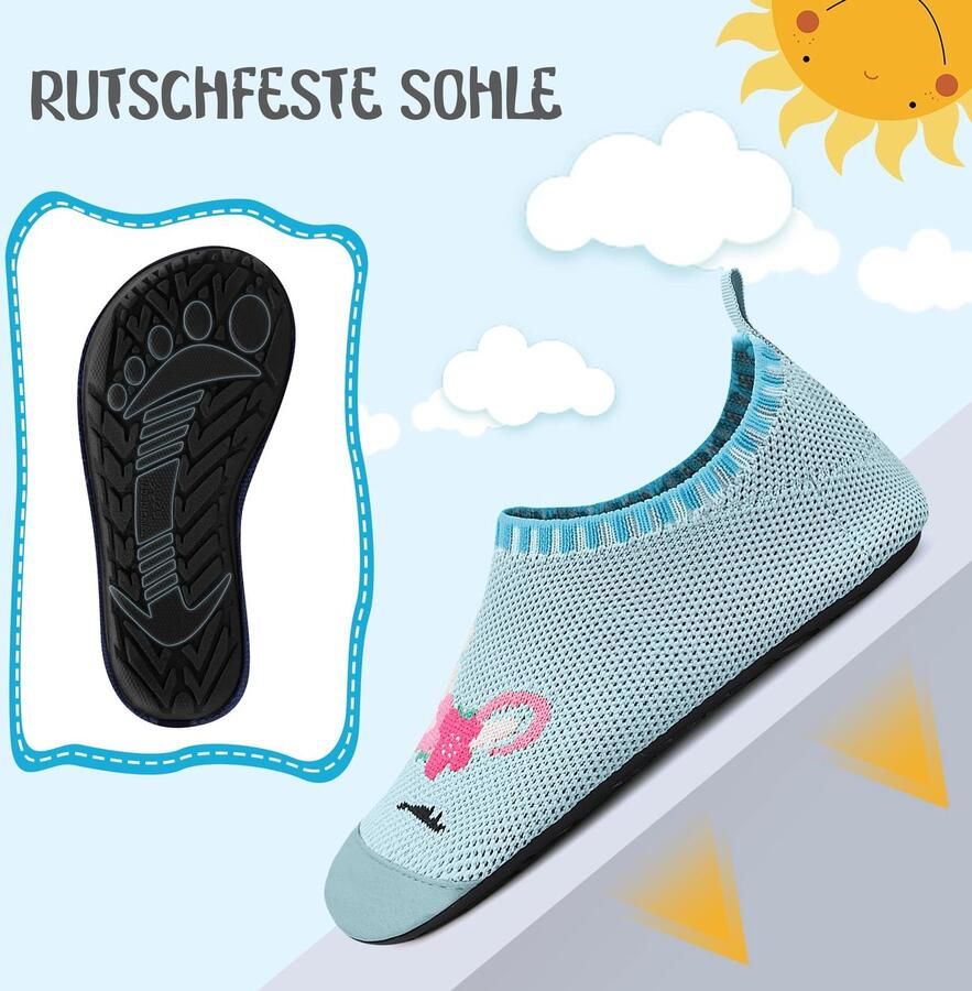 Omgoods Kinderslippers Unicorn met Ademend Design en Antislipzool