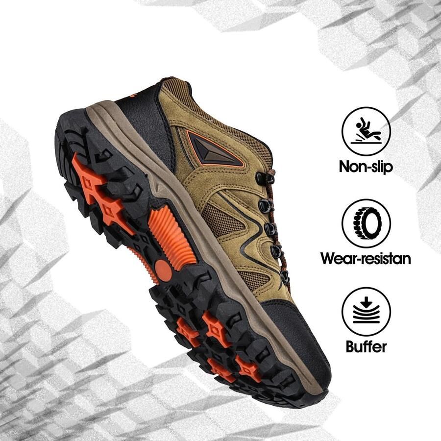 Omgoods Lichtgewicht Trekking- en Wandelschoenen voor Mannen Perfect voor Buitenactiviteiten