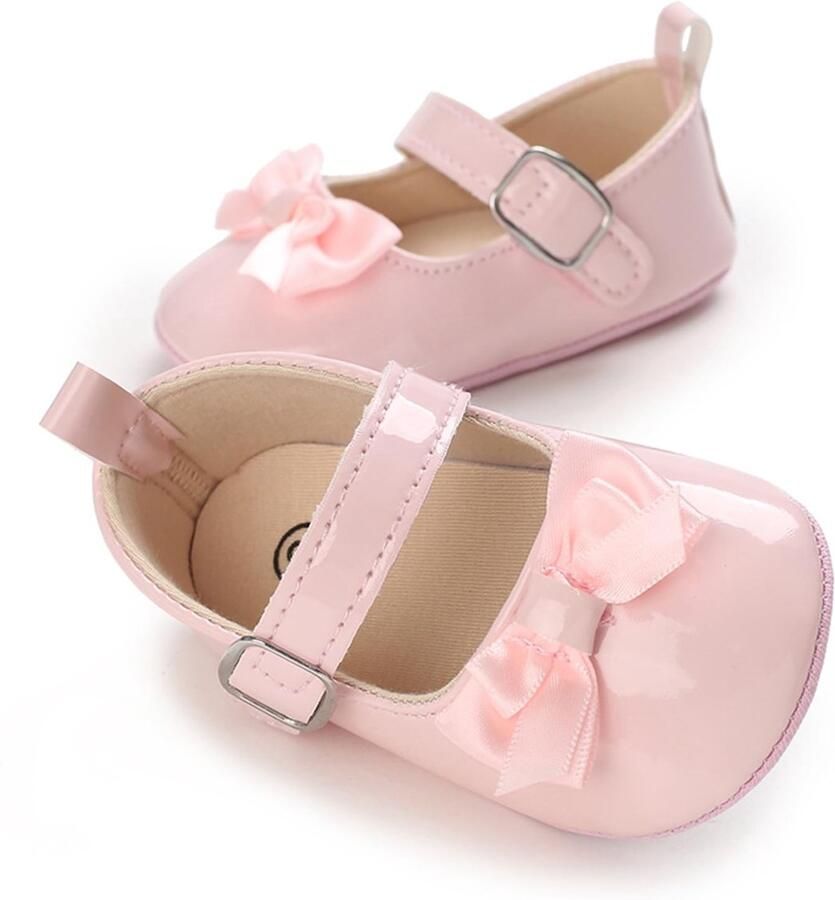 Omgoods Mary Jane Baby Schoenen Antislip voor Eerste Stappen Roze