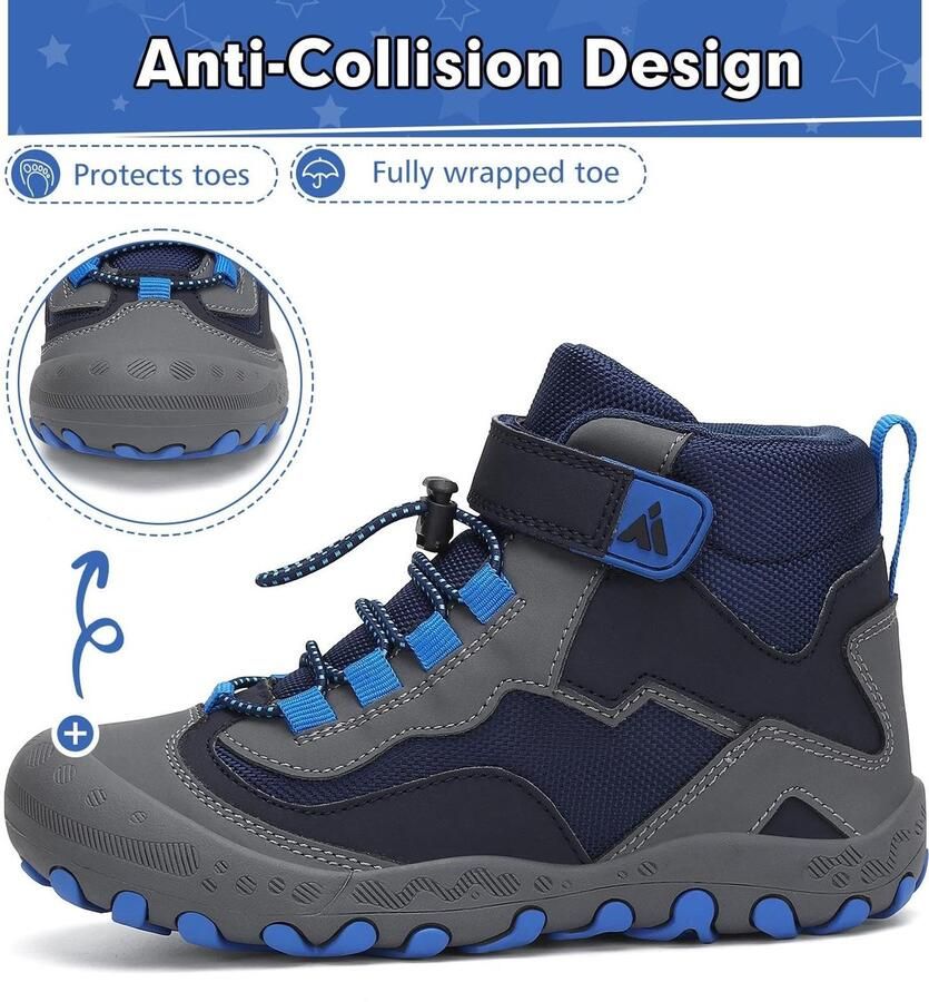 Omgoods Meisjes Wandelschoenen Lichtgewicht Ademend Buitensport Schoenen