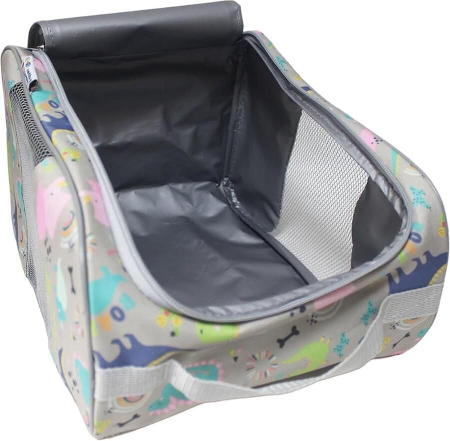 Omgoods Multifunctionele Kids Boot Bag met Dinky Dinos Design