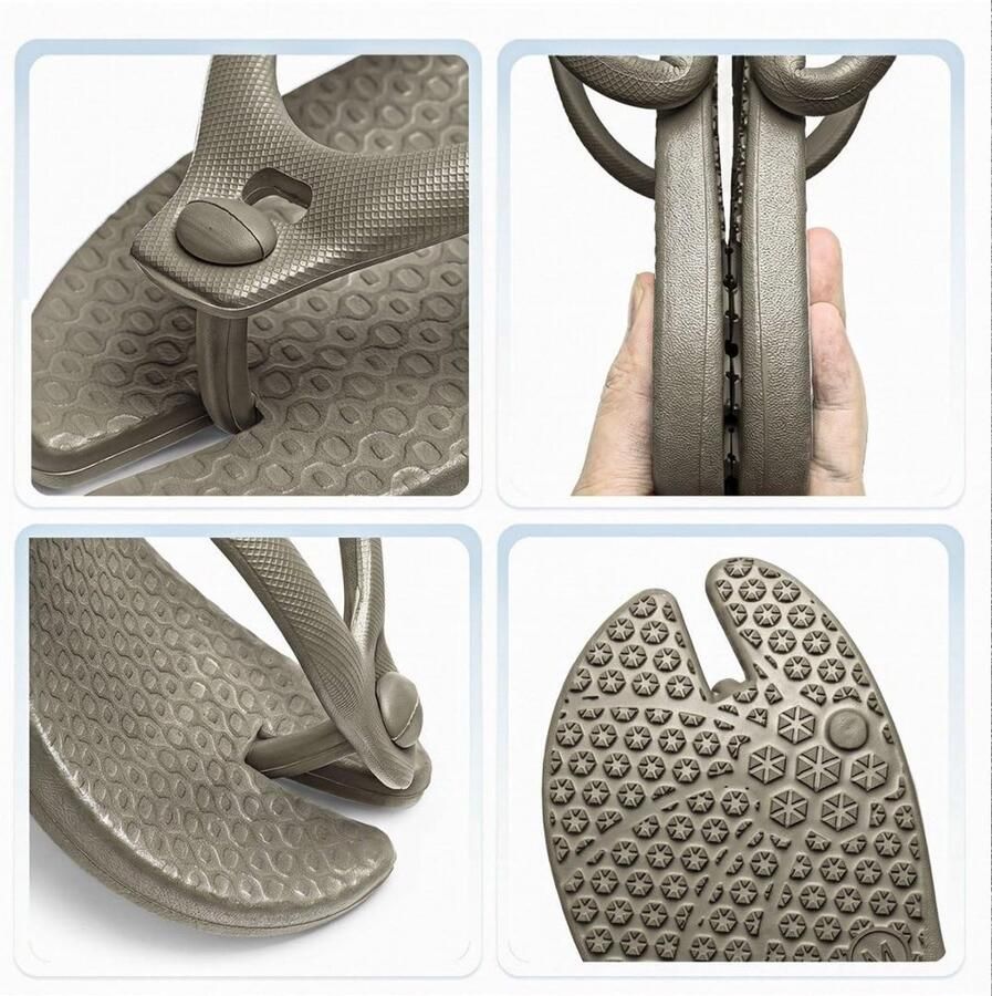 Omgoods Opvouwbare Reisschoenen en Antislip Pantoffels voor Thuis en Strand