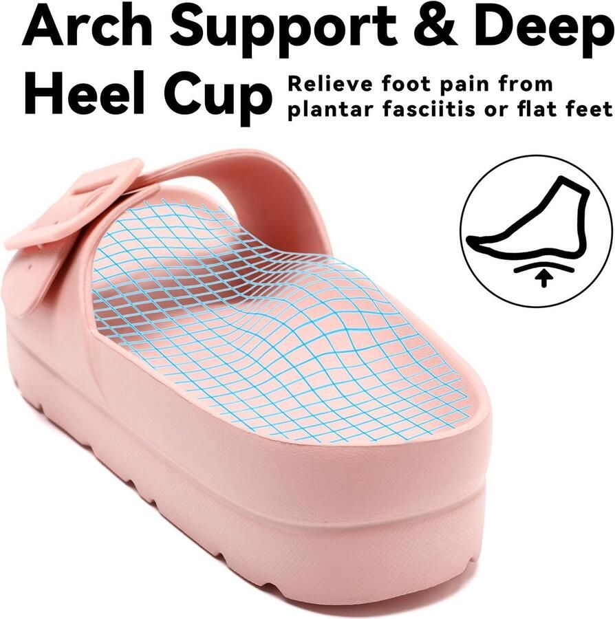 Omgoods Orthopedische Sandalen voor Dames met Verstelbare Gesp