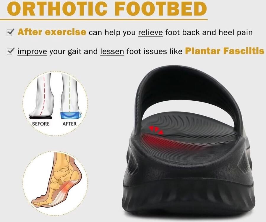 Omgoods Orthopedische Slippers voor Vrouwen met Ondersteuning