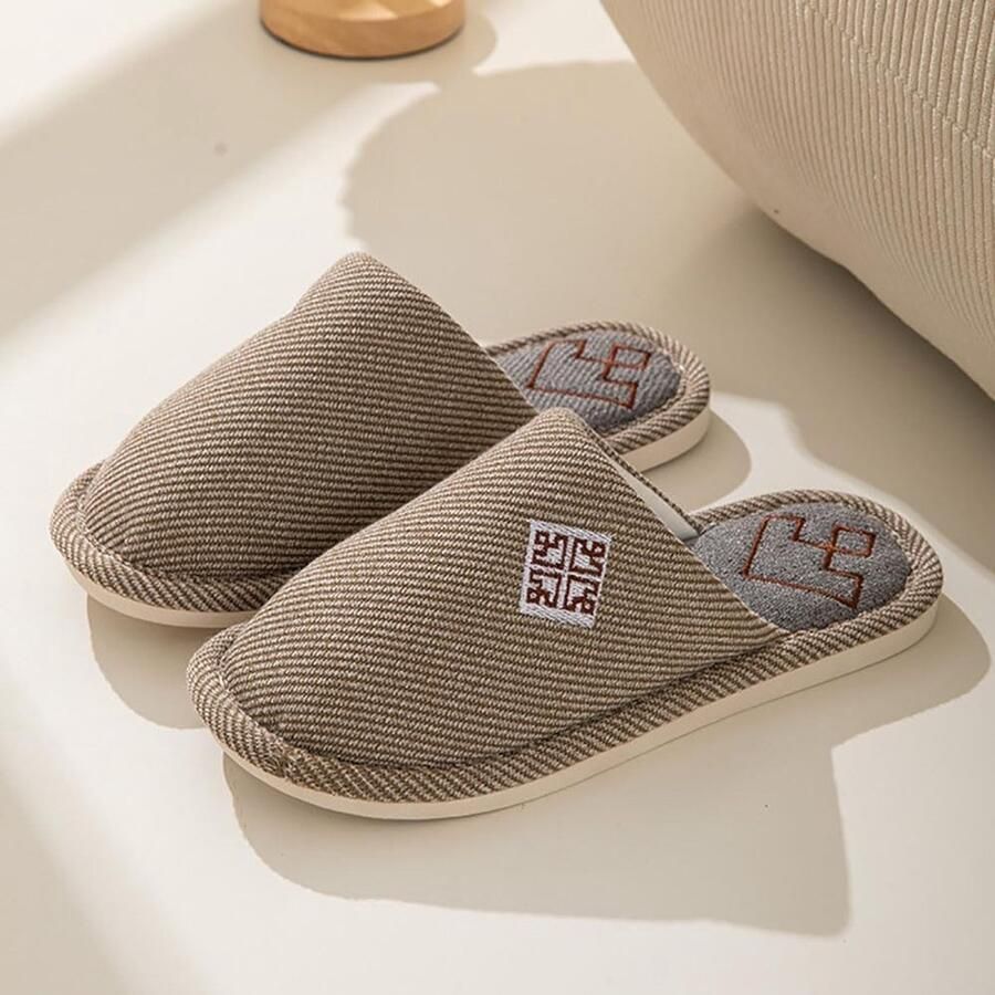Omgoods Set van 4 Paar Antislip Slippers voor Gasten
