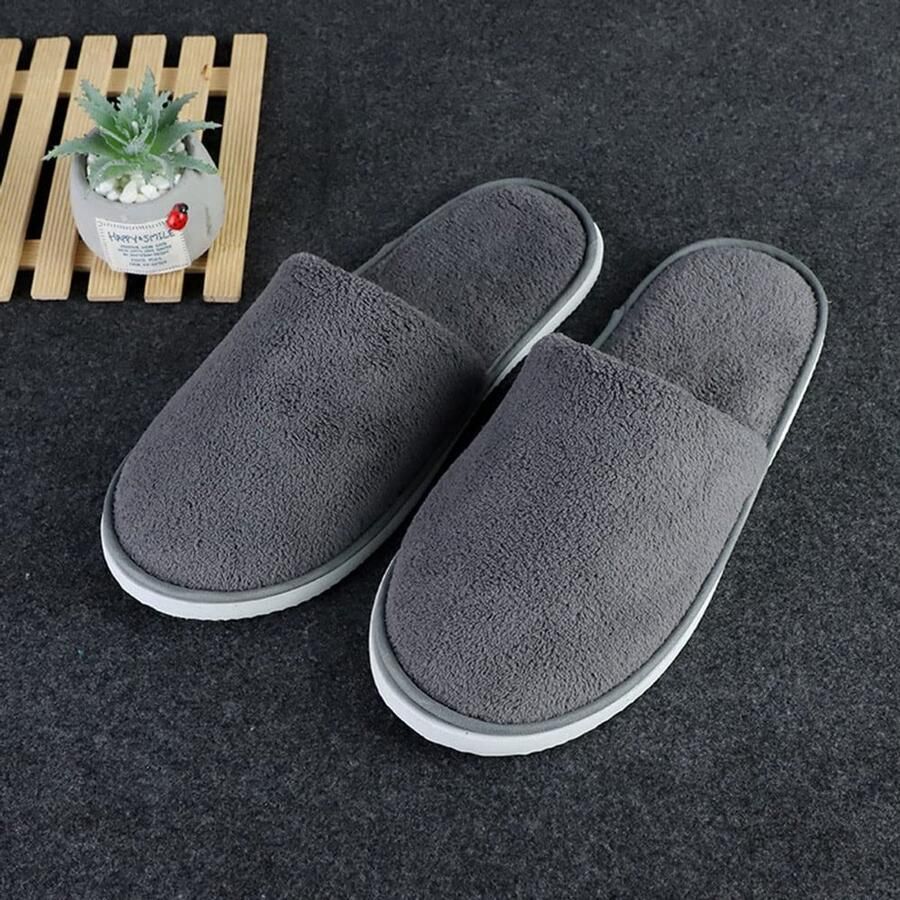 Omgoods Set van 4 Wasbare Slippers voor Thuis