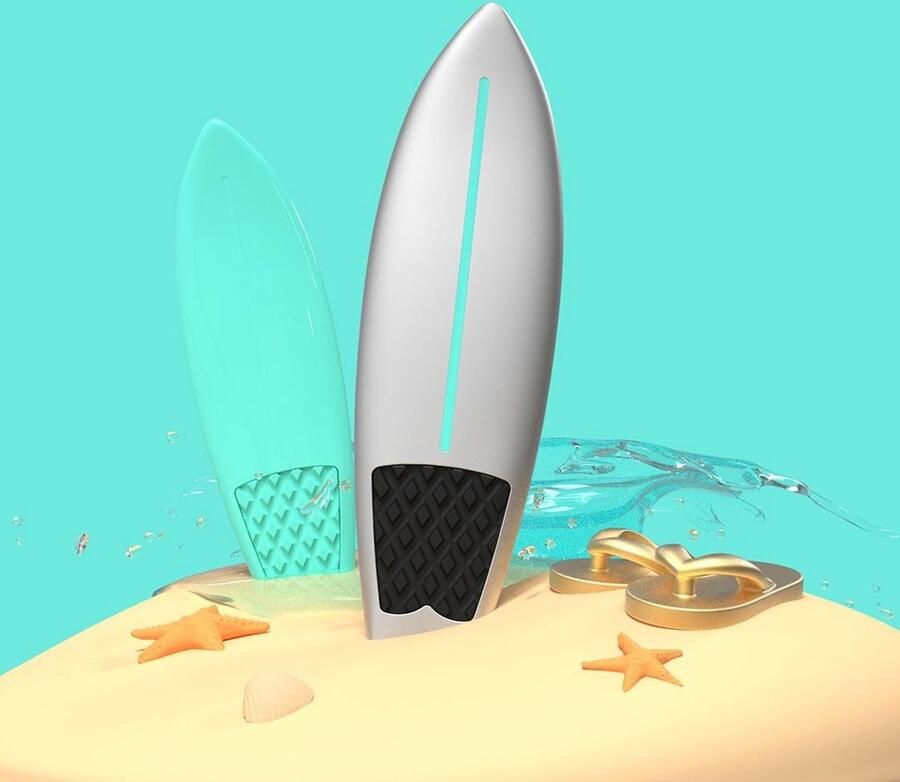 Omgoods Sleutelhanger met Surfboard en Slippers