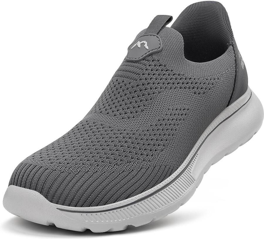 Omgoods Slip On Sneakers voor Mannen Ademend en Lichtgewicht Sportschoenen