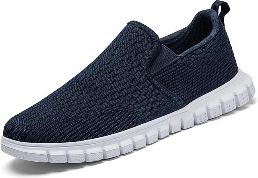 Omgoods Sneakers voor Mannen Comfortabele Slip-On Hardloopschoenen en Sportieve Trainers