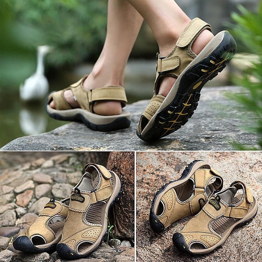 Omgoods Sportieve Sandalen voor Mannen Ademend en Antislip voor Strand en Outdoor