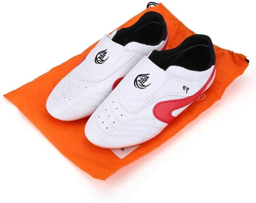 Omgoods- Taekwondo Schoenen Lichtgewicht Taekwondo Bescherming Antislip Zolen Duurzaam PU-leer Voor Kinderen Volwassenen Comfortabele Draagervaring Vechtschoenen