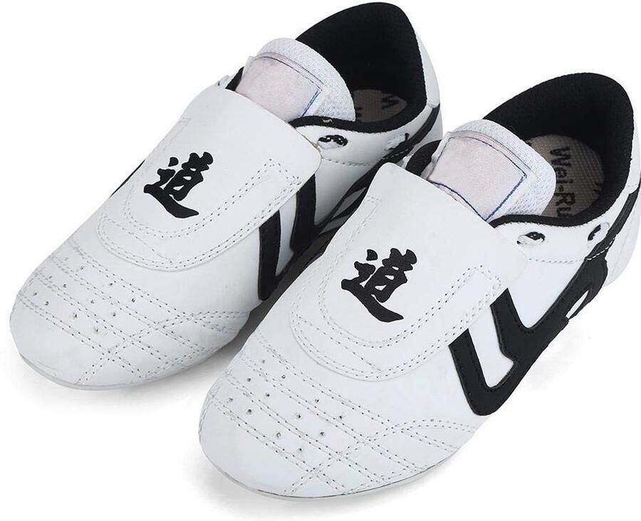 Omgoods- Taekwondo Schoenen Lichtgewicht Ademend Antislip Rubberzool Innovatief Ontwerp Geschikt voor Kinderen en Tieners Comfortabele Draagervaring Martial Arts Schoenen
