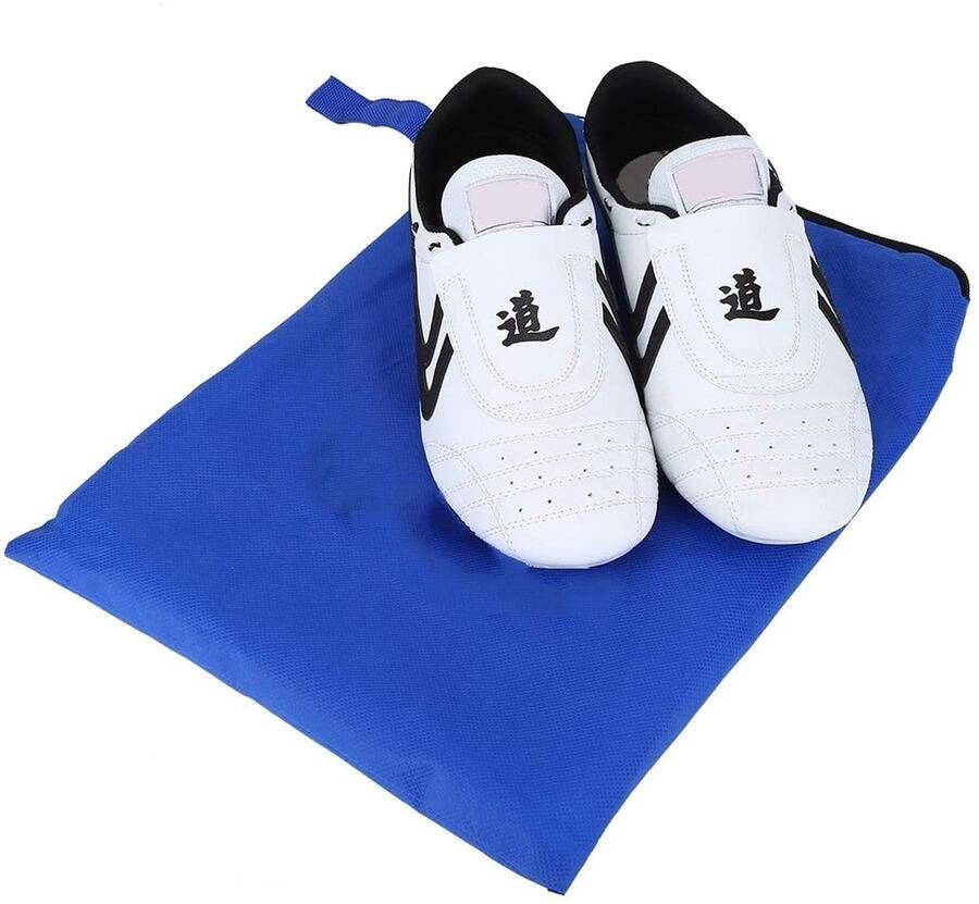 Omgoods- Taekwondo Schoenen Lichtgewicht Vechtsport Schoenen Ade d PU Materiaal Inclusief Opbergtas Vechtsportschoenen