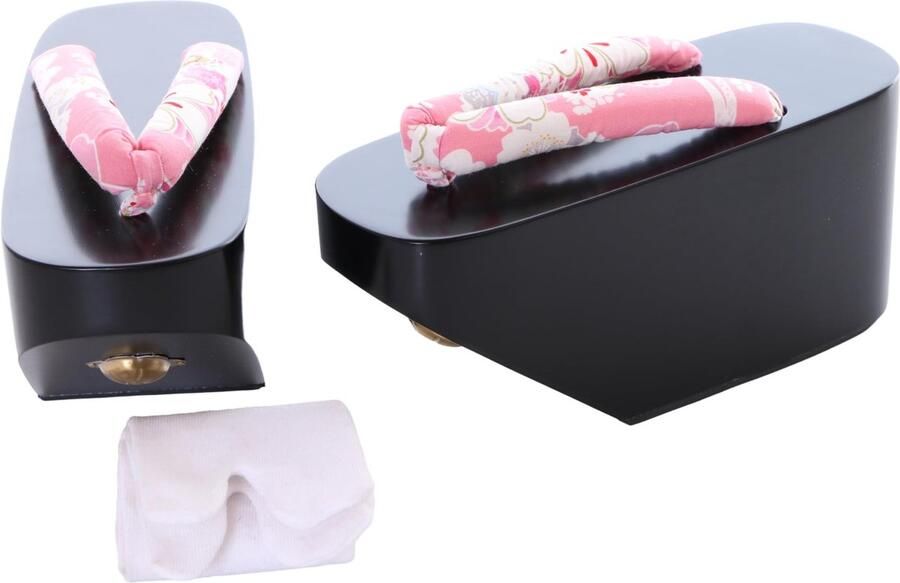 Omgoods Traditionele Japanse Geta Sandalen met Tabi Sokken