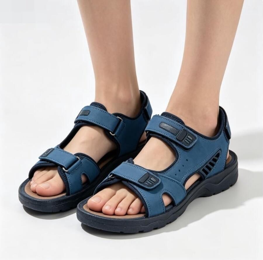 Omgoods Trek Sandalen voor Mannen met Antislip en Open Teen