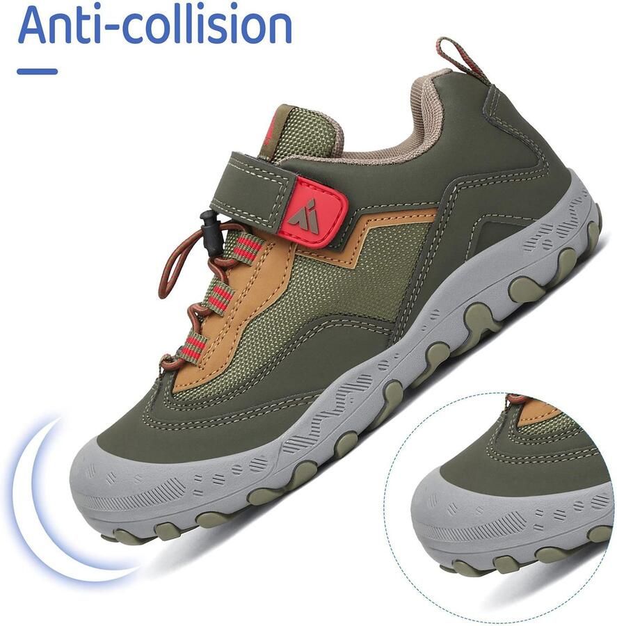 Omgoods Trekking- en Wandelschoenen voor Kinderen Ademend en Comfortabel
